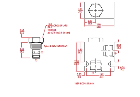 ICV08-C20ボールバルブ、チェックバルブの性能/寸法/断面図