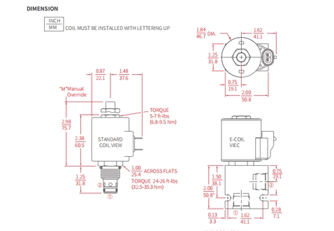 ISV10-28ポペット2ウェイN.C.のパフォーマンス/寸法/断面図双方向ブロッキング